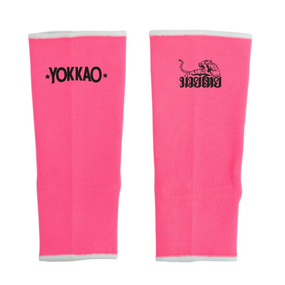 Muay Thai Ankle Guards Neon Pink