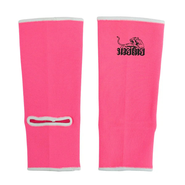 Muay Thai Ankle Guards Neon Pink