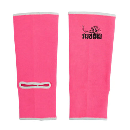Muay Thai Ankle Guards Neon Pink