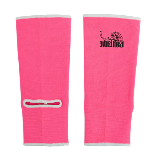 Muay Thai Ankle Guards Neon Pink