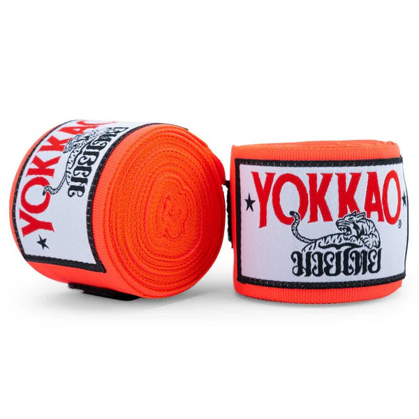 Premium Hand Wraps Neon Orange