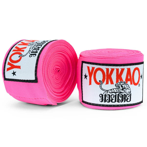 Premium Hand Wraps Neon Pink
