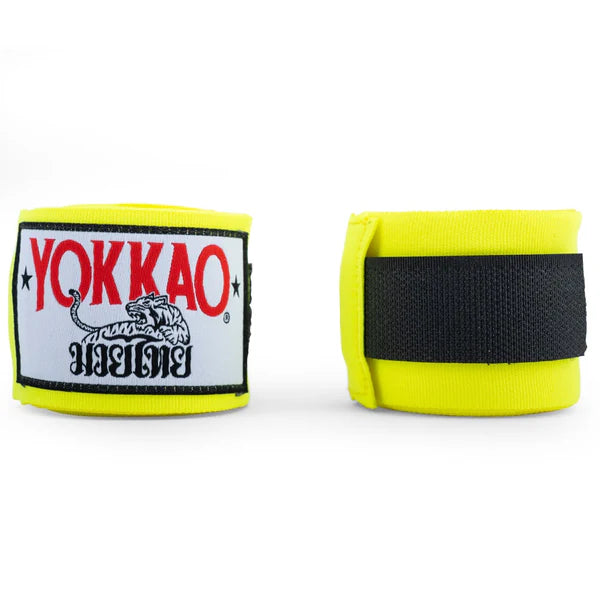 Premium Hand Wraps Neon Yellow