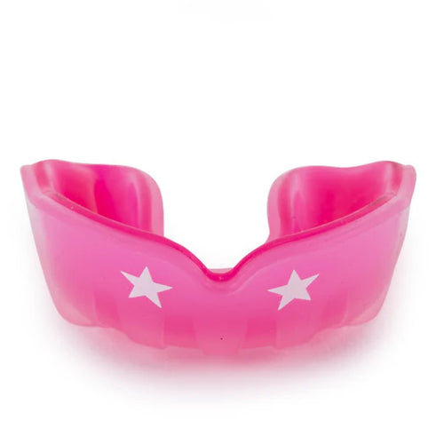 Muay Thai Boxing Mouth Guards Clear/Pink