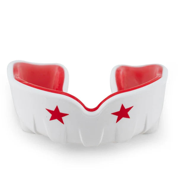 Muay Thai Boxing Mouth Guards White/Red