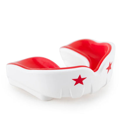 Muay Thai Boxing Mouth Guards White/Red