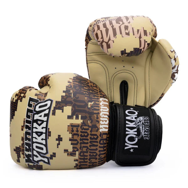 Thai Camo Boxing Gloves Desert