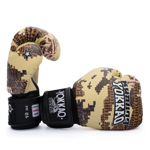 Thai Camo Boxing Gloves Desert