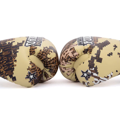Thai Camo Boxing Gloves Desert