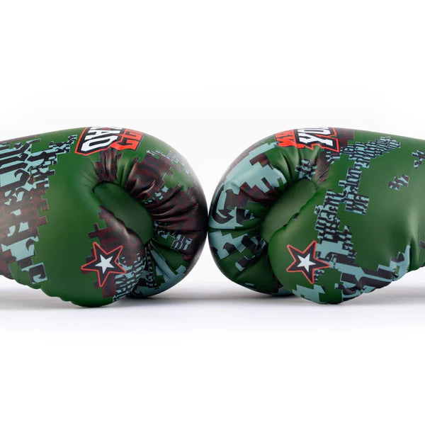 Thai Camo Boxing Gloves  Forest