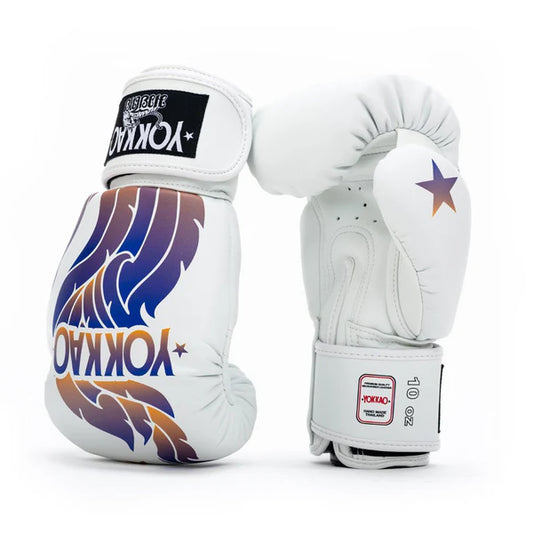 The Flame Boxing Gloves White