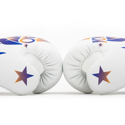 The Flame Boxing Gloves White