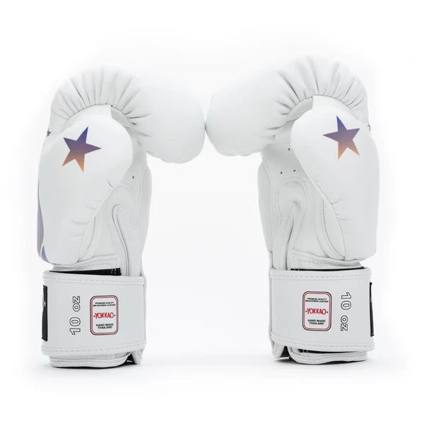 The Flame Boxing Gloves White