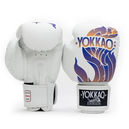 The Flame Boxing Gloves White