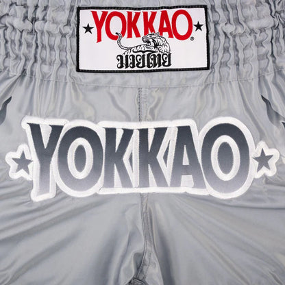 The Flame Muay Thai Shorts White