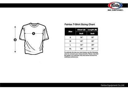 Fairtex T-shirt "Fairtex Fight Team" Black/Red